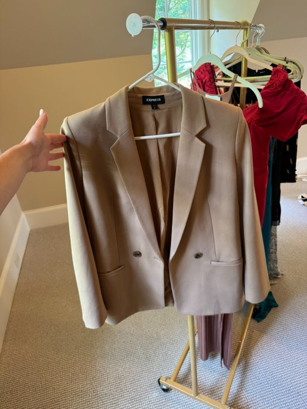 Express Beige Blazer